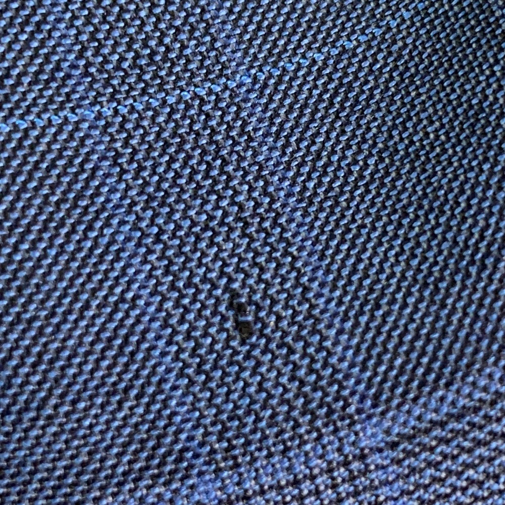 Jack Victor 2 Piece Suit Men 46L Blue Windowpane Wool Business Nepal CT - Picture 4 of 16